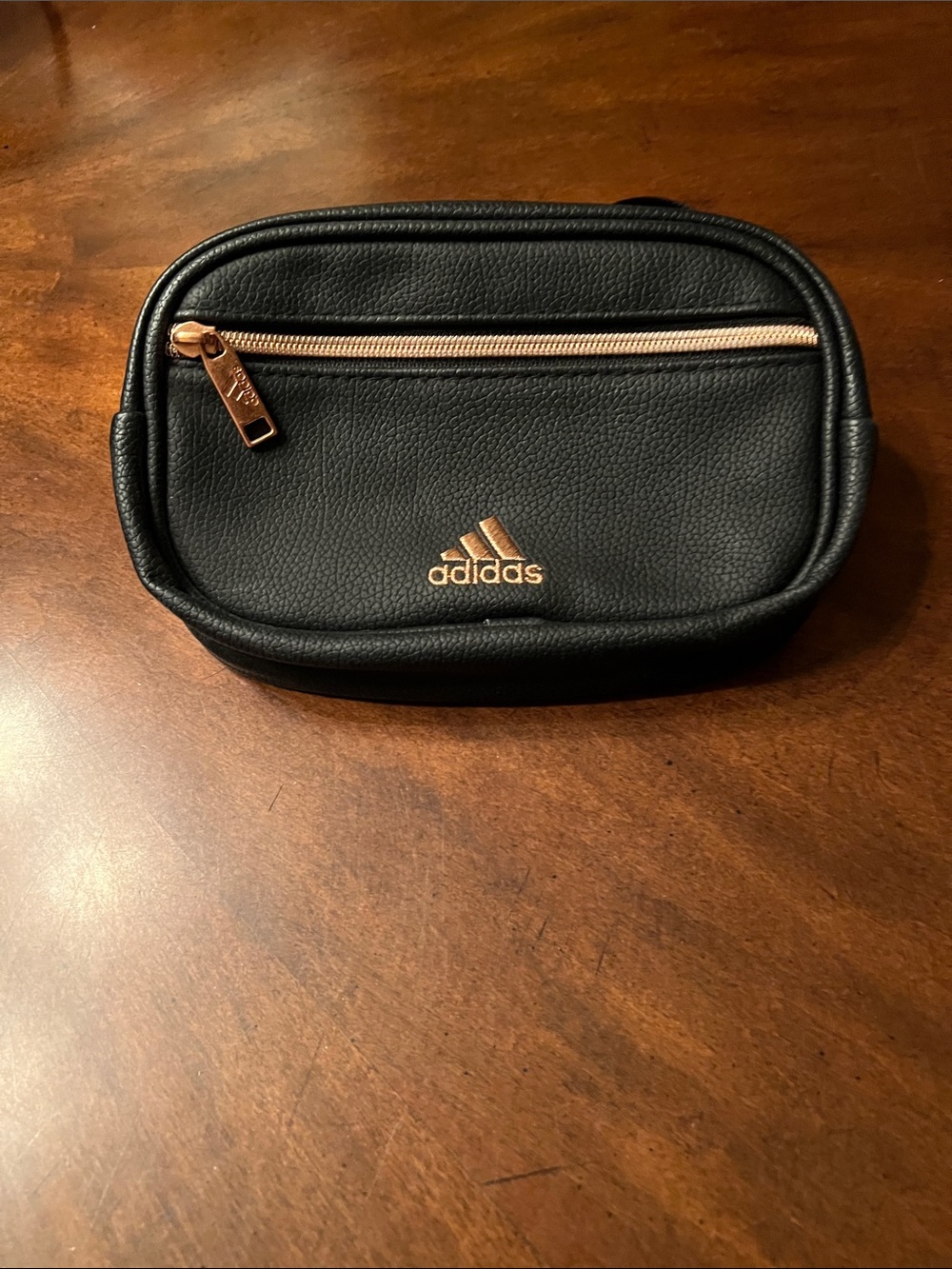 adidas Black Fanny bag with Rose Gold Trim
